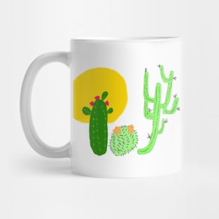 Three cactuses Mug